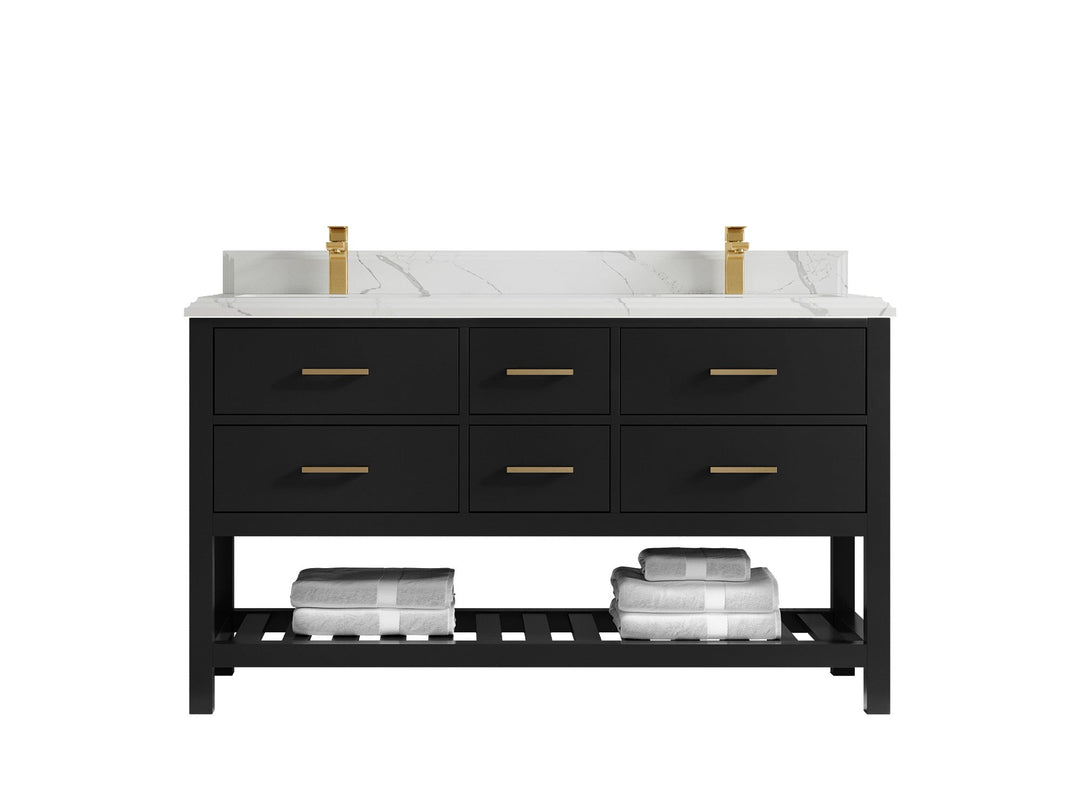 Parker 60 in. W x 22 in. D Double Sink Bathroom Vanity - Willow Bath and Vanity