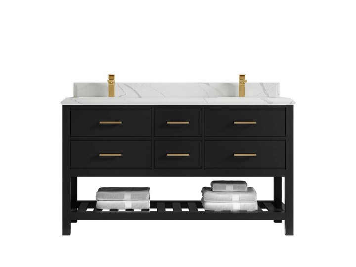 Parker 60 in. W x 22 in. D Double Sink Bathroom Vanity - photo 45