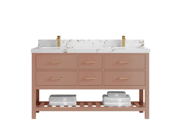 Parker 60 in. W x 22 in. D Double Sink Bathroom Vanity - photo 42