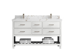 Parker 60 in. W x 22 in. D Double Sink Bathroom Vanity - photo 30