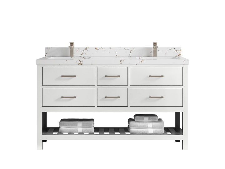 Parker 60 in. W x 22 in. D Double Sink Bathroom Vanity - photo 30