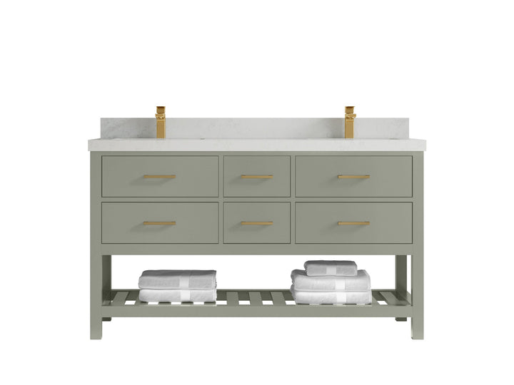 Parker 60 in. W x 22 in. D Double Sink Bathroom Vanity - photo 10
