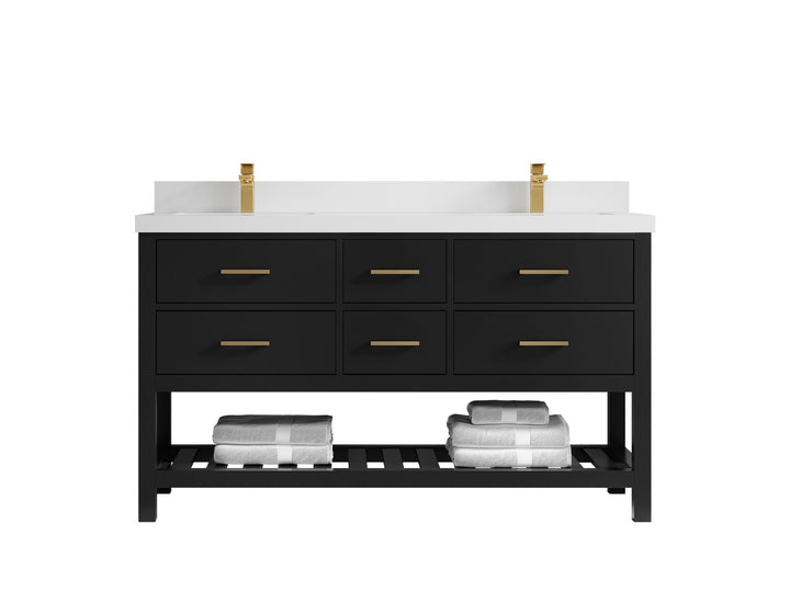 Parker 60 in. W x 22 in. D Double Sink Bathroom Vanity - photo 38