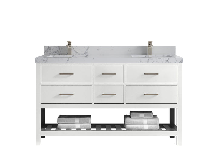 Parker 60 in. W x 22 in. D Double Sink Bathroom Vanity - photo 34