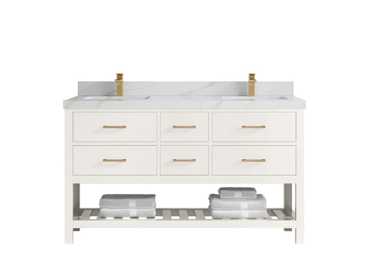 Parker 60 in. W x 22 in. D Double Sink Bathroom Vanity - photo 22