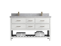 Parker 60 in. W x 22 in. D Double Sink Bathroom Vanity - photo 26