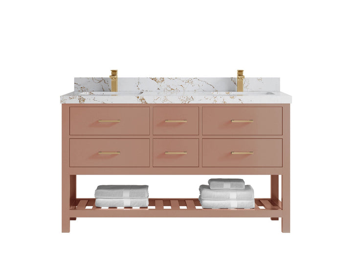 Parker 60 in. W x 22 in. D Double Sink Bathroom Vanity - photo 32