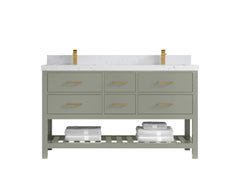 Parker 60 in. W x 22 in. D Double Sink Bathroom Vanity - photo 24