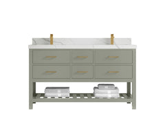 Parker 60 in. W x 22 in. D Double Sink Bathroom Vanity - photo 16