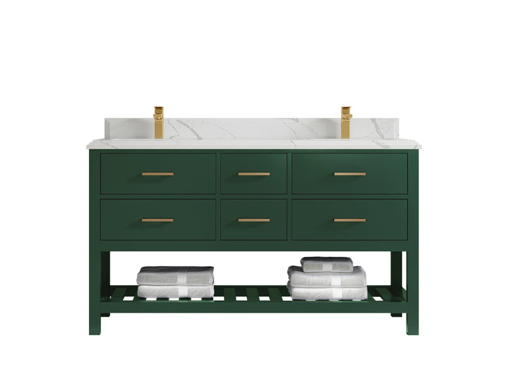 Parker 60 in. W x 22 in. D Double Sink Bathroom Vanity - photo 44