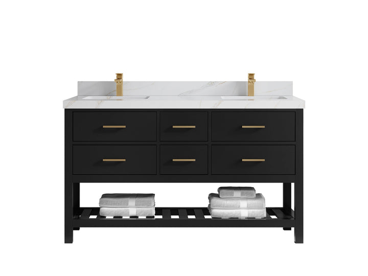 Parker 60 in. W x 22 in. D Double Sink Bathroom Vanity - photo 22