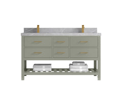 Parker 60 in. W x 22 in. D Double Sink Bathroom Vanity - photo 26
