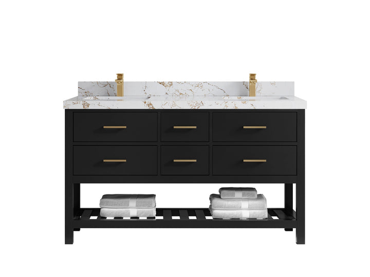 Parker 60 in. W x 22 in. D Double Sink Bathroom Vanity - photo 32