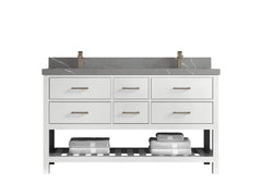 Parker 60 in. W x 22 in. D Double Sink Bathroom Vanity - photo 28
