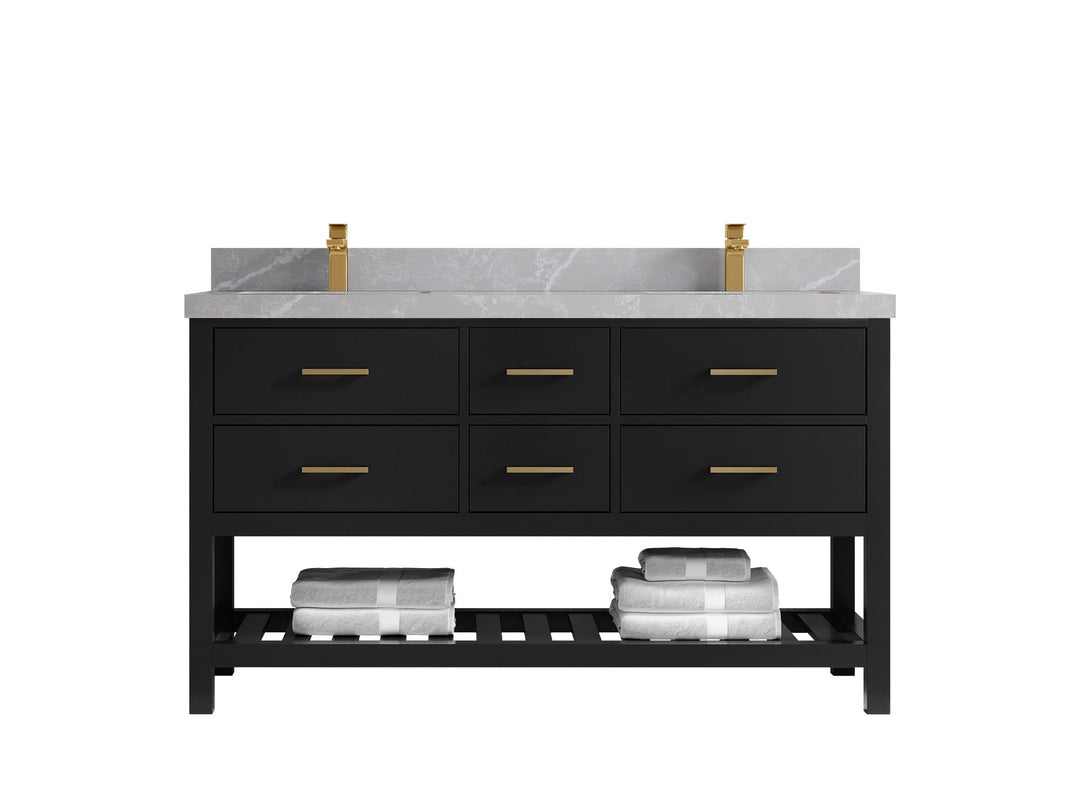 Parker 60 in. W x 22 in. D Double Sink Bathroom Vanity - Willow Bath and Vanity