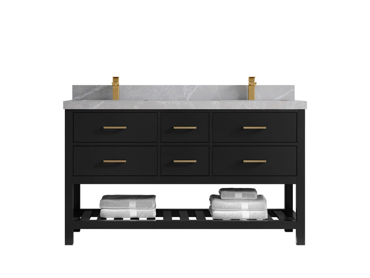 Parker 60 in. W x 22 in. D Double Sink Bathroom Vanity - photo 26