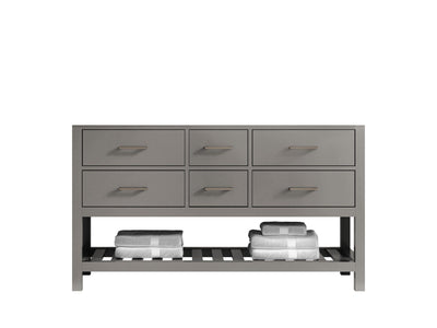 Parker 60 in. W x 22 in. D Double Sink Bathroom Vanity - Willow Bath and Vanity
