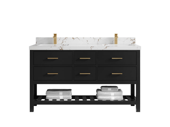 Parker 60 in. W x 22 in. D Double Sink Bathroom Vanity - photo 30