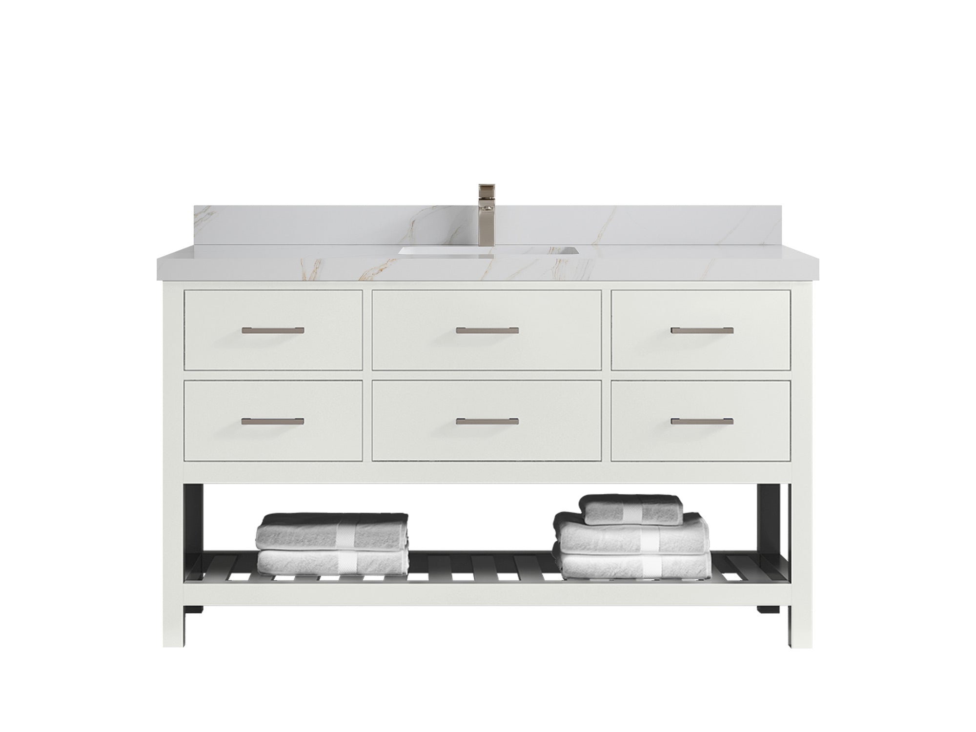 Parker 60 in. W x 22 in. D Single Sink Bathroom Vanity - Willow Bath and Vanity