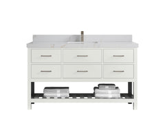Parker 60 in. W x 22 in. D Single Sink Bathroom Vanity - photo 22