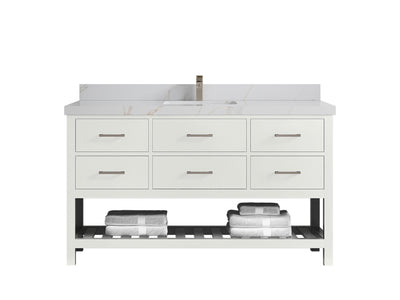 Parker 60 in. W x 22 in. D Single Sink Bathroom Vanity - Willow Bath and Vanity