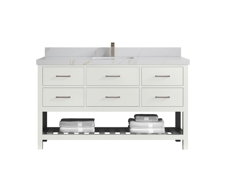 Parker 60 in. W x 22 in. D Single Sink Bathroom Vanity - photo 22