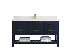 Parker 60 in. W x 22 in. D Single Sink Bathroom Vanity - photo 16