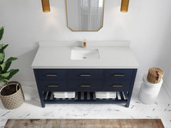 Parker 60 in. W x 22 in. D Single Sink Bathroom Vanity - photo 9