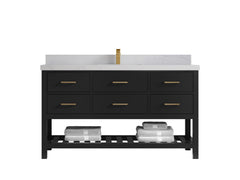 Parker 60 in. W x 22 in. D Single Sink Bathroom Vanity - photo 1