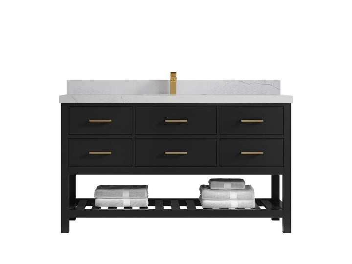 Parker 60 in. W x 22 in. D Single Sink Bathroom Vanity - photo 1
