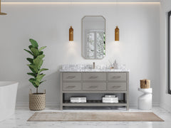 Parker 60 in. W x 22 in. D Single Sink Bathroom Vanity - photo 4