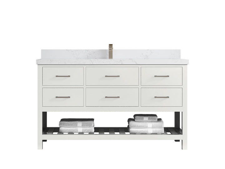 Parker 60 in. W x 22 in. D Single Sink Bathroom Vanity - photo 24