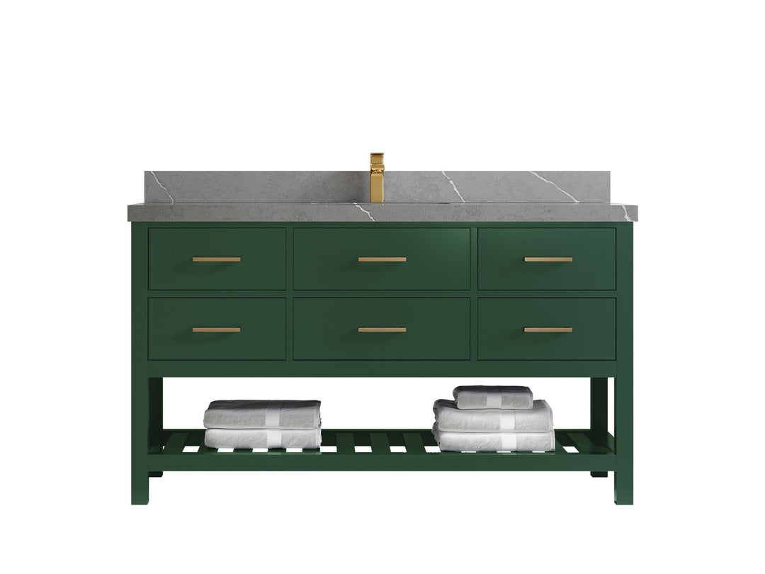 Parker 60 in. W x 22 in. D Single Sink Bathroom Vanity - Willow Bath and Vanity