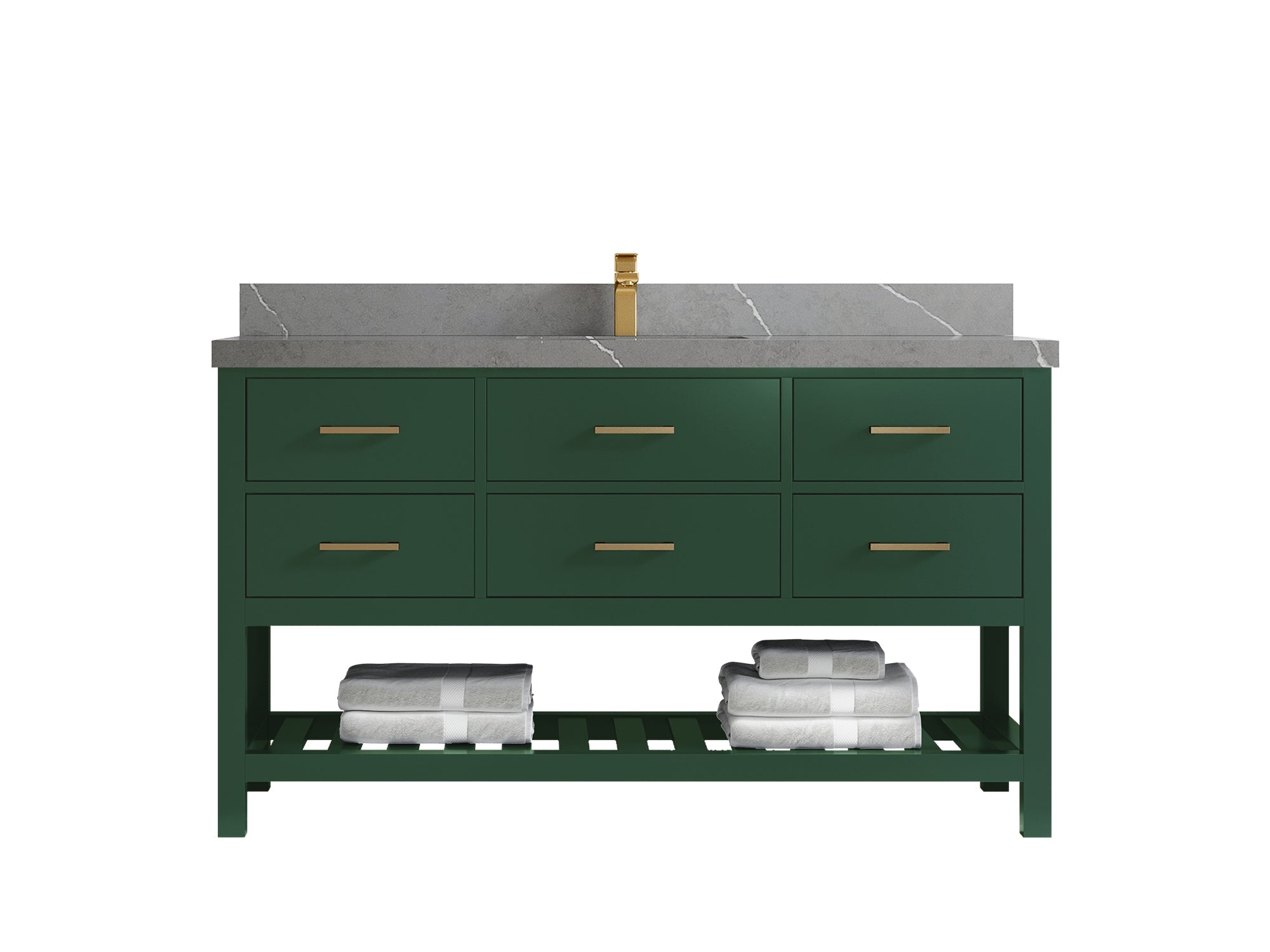 Parker 60 in. W x 22 in. D Single Sink Bathroom Vanity - Willow Bath and Vanity