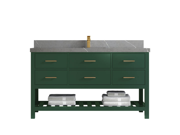 Parker 60 in. W x 22 in. D Single Sink Bathroom Vanity - photo 26