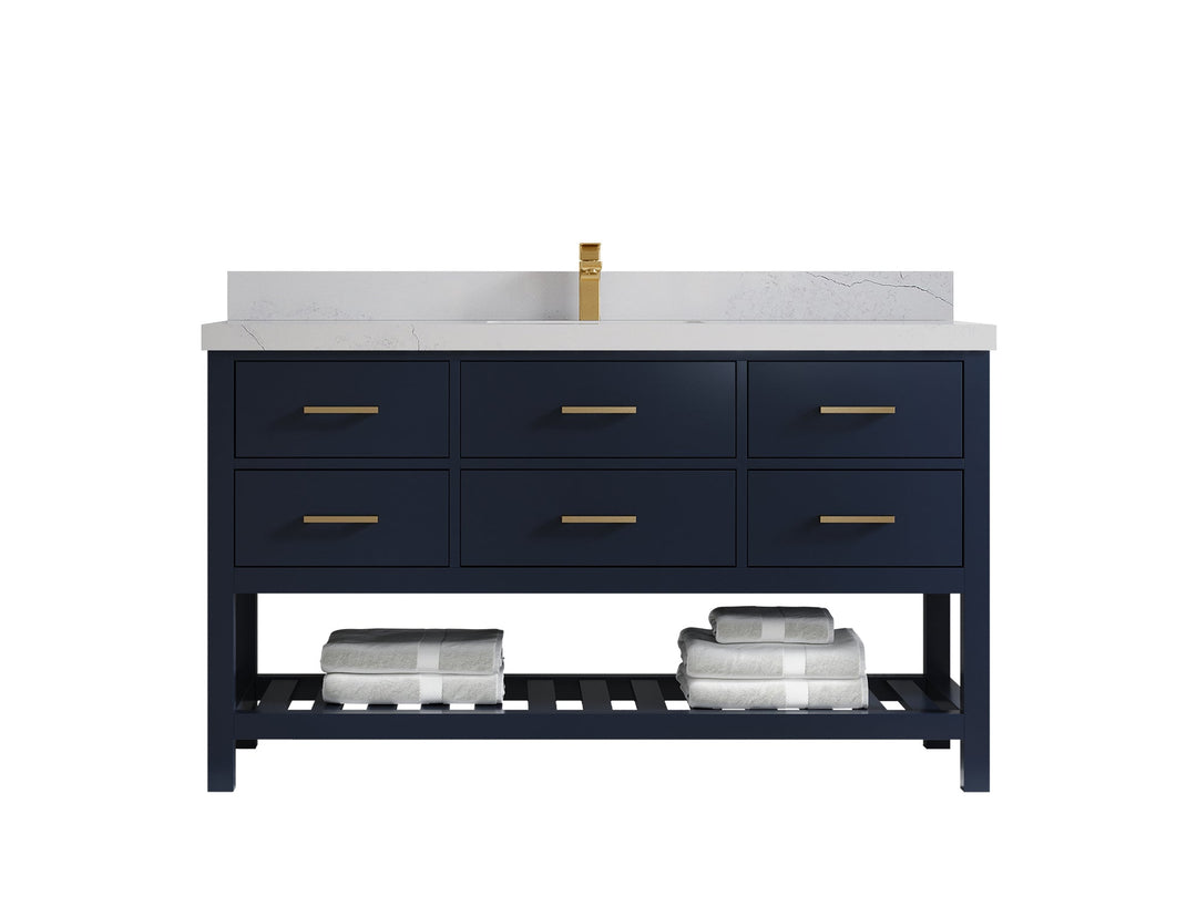 Parker 60 in. W x 22 in. D Single Sink Bathroom Vanity - Willow Bath and Vanity