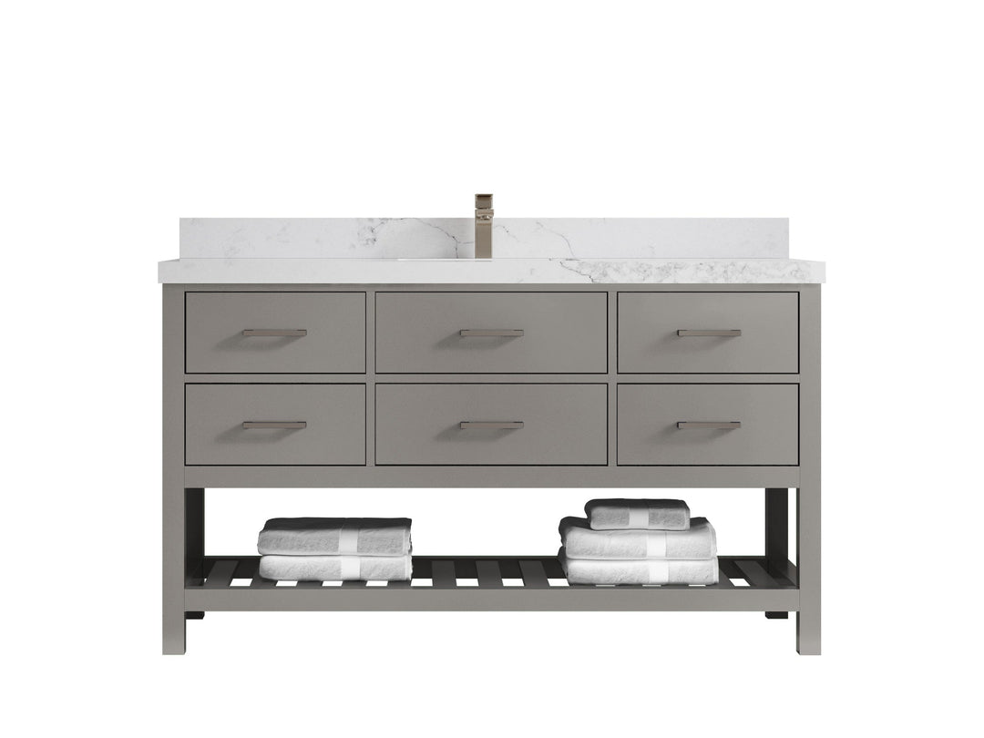 Parker 60 in. W x 22 in. D Single Sink Bathroom Vanity - Willow Bath and Vanity
