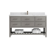 Parker 60 in. W x 22 in. D Single Sink Bathroom Vanity - photo 16