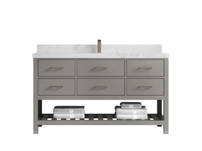 Parker 60 in. W x 22 in. D Single Sink Bathroom Vanity - Willow Bath and Vanity