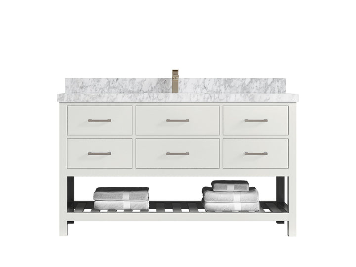 Parker 60 in. W x 22 in. D Single Sink Bathroom Vanity - photo 8