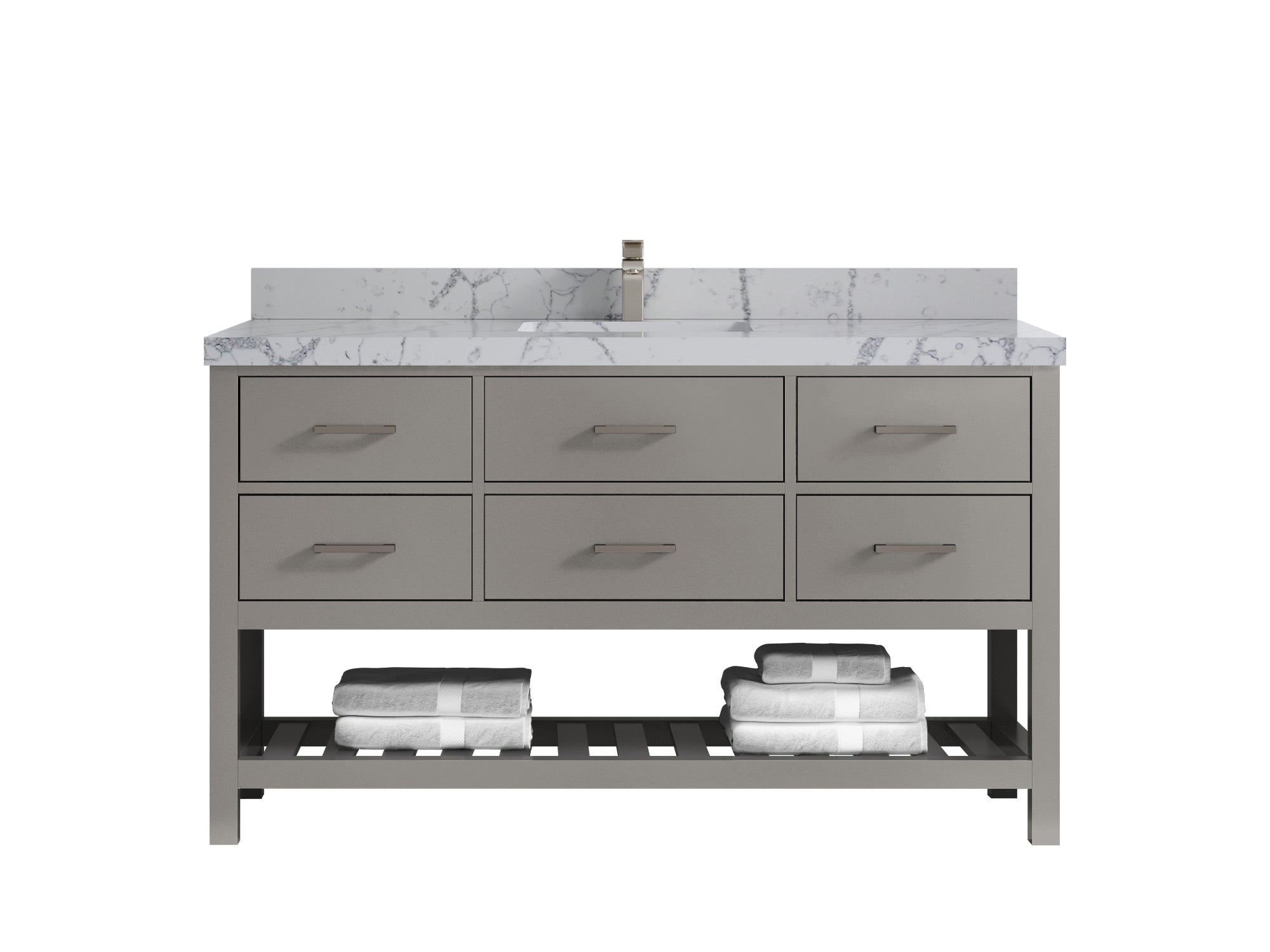 Parker 60 in. W x 22 in. D Single Sink Bathroom Vanity - Willow Bath and Vanity