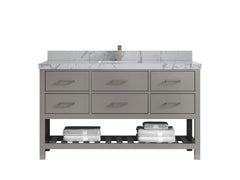 Parker 60 in. W x 22 in. D Single Sink Bathroom Vanity - photo 32