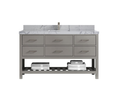 Parker 60 in. W x 22 in. D Single Sink Bathroom Vanity - Willow Bath and Vanity