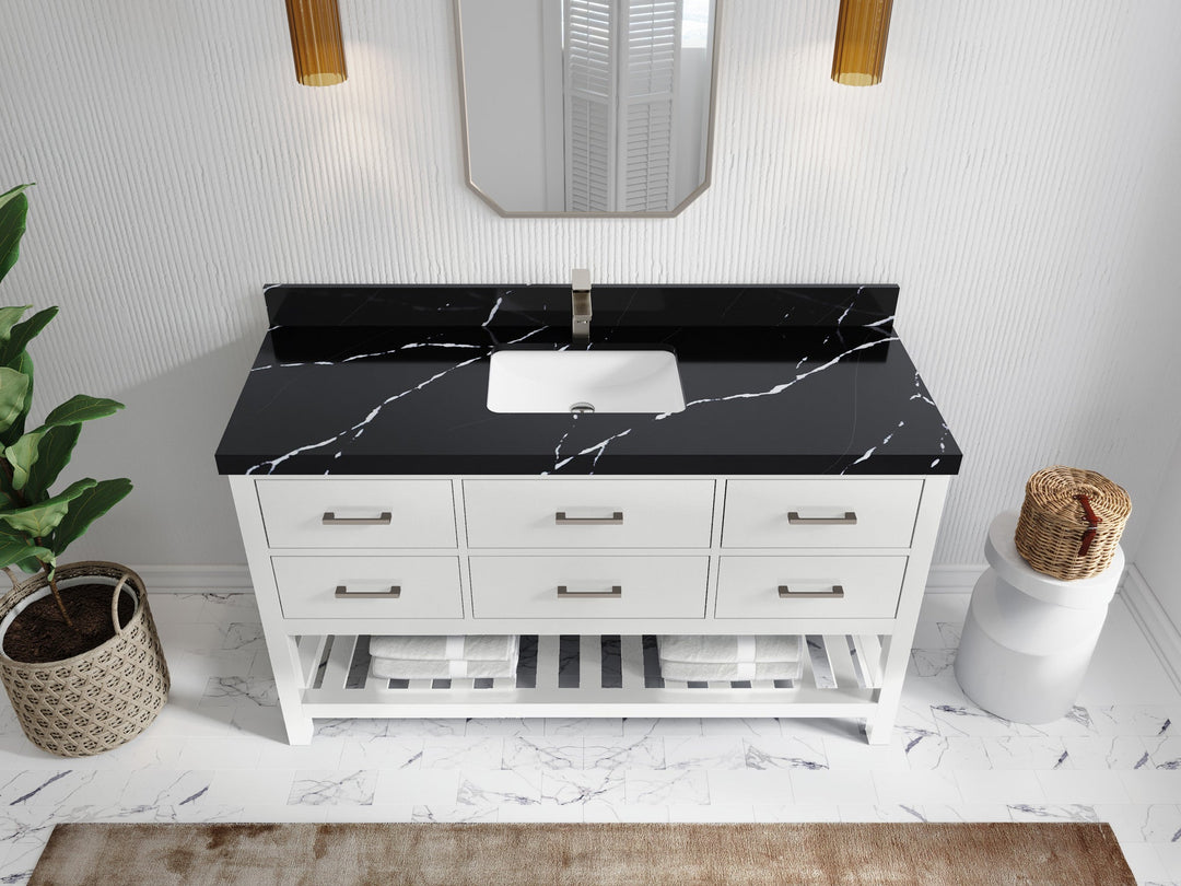Parker 60 in. W x 22 in. D Single Sink Bathroom Vanity - Willow Bath and Vanity