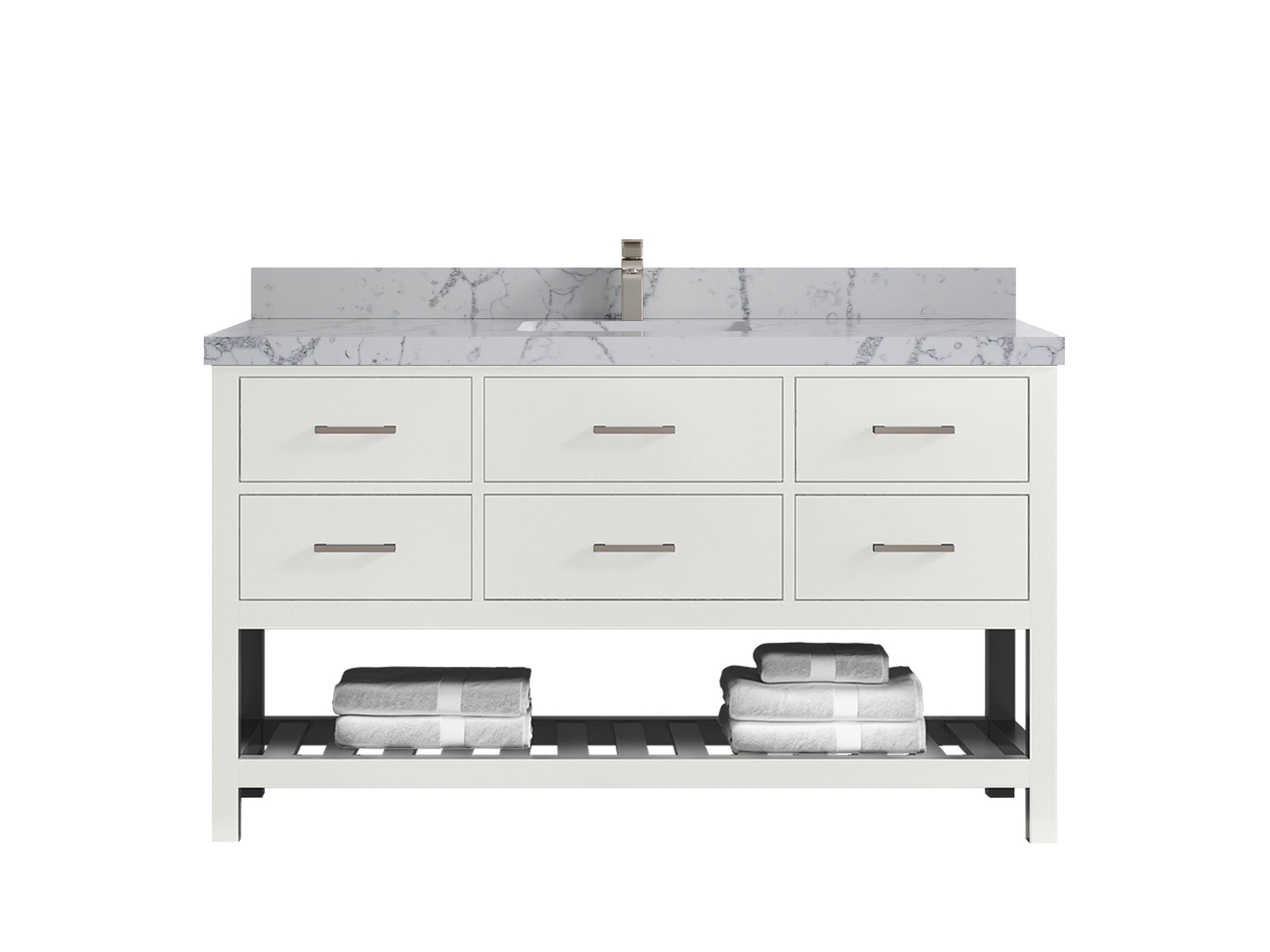Parker 60 in. W x 22 in. D Single Sink Bathroom Vanity - Willow Bath and Vanity
