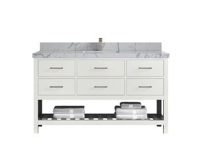 Parker 60 in. W x 22 in. D Single Sink Bathroom Vanity - Willow Bath and Vanity