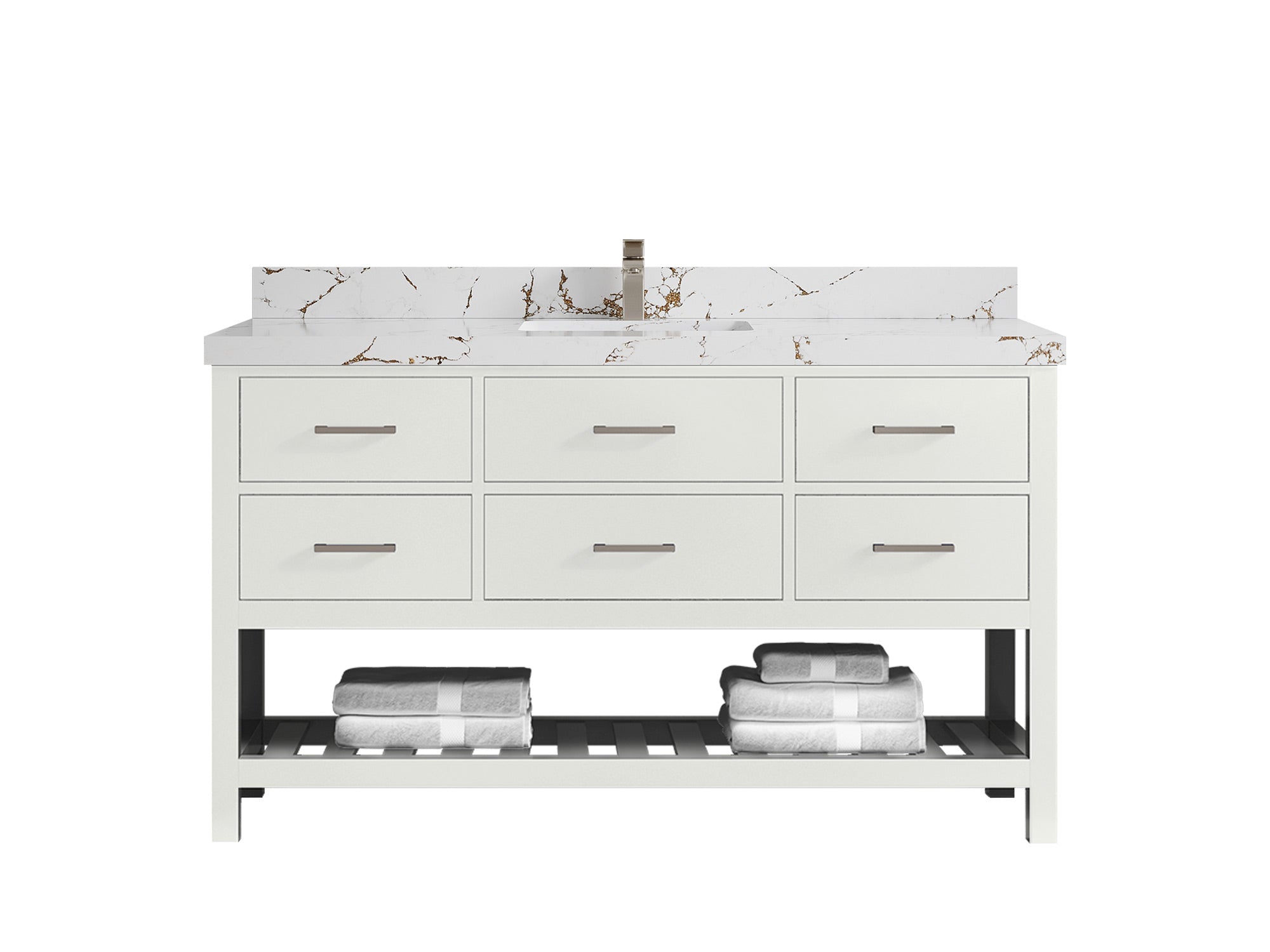 Parker 60 in. W x 22 in. D Single Sink Bathroom Vanity - Willow Bath and Vanity