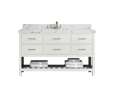 Parker 60 in. W x 22 in. D Single Sink Bathroom Vanity - Willow Bath and Vanity