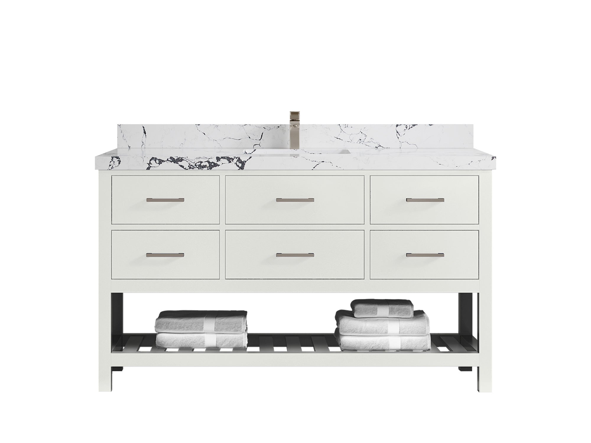 Parker 60 in. W x 22 in. D Single Sink Bathroom Vanity - Willow Bath and Vanity
