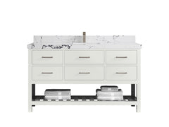Parker 60 in. W x 22 in. D Single Sink Bathroom Vanity - photo 34